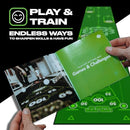 Back 2 Basics 10ft Green Golf Putting Mat - True-to-Life Green Simulation Golf Putting Mat - Ideal Indoor/Outdoor Training Aid - Created by Expert Golfers - Golf Gifts for Christmas