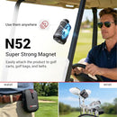 Golf Rangefinder with Slope & Magnetic Mount - High Precision Golf Distance Meter for Golfers,Flag Pole Locking Vibration, IP54, Ergonomic Design, Anti-Shake,Rechargeable Golf Accessories for Golfers