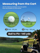 ACEGMET PFS5 Golf Rangefinder with Coach Mode, 1300 Yards, 7X Flag Lock