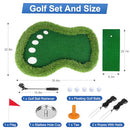 Sagsewful Floating Golf Green for Pool, Floating Chipping Game Mat for Lake