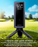Skymons Portable Golf Launch Monitor, Simulators for Home & Training, Mobile Launch Monitor for Golf Swing Analysis, Tracker & Swing Analyzer, Indoor Outdoor Use, Up to 10 Hours Battery Life.