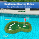 Sagsewful Floating Golf Green for Pool, Floating Chipping Game Mat for Lake