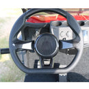 Red 4-Seat Off-Road Electric Golf Cart with Safety Belts