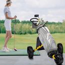 JANUS Foldable 3-Wheel Golf Cart with Phone Mount & Storage