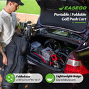 EASEGO 3-Wheel Foldable Golf Push Cart