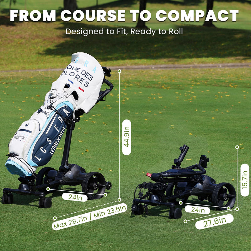 A11N Finchley G3 Smart Electric Follow Golf Caddy – Black