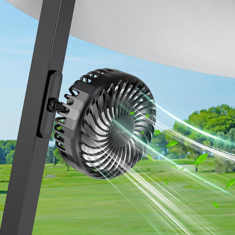 A2C Magnetic Golf Cart Fan – Rechargeable & Rotatable