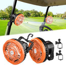 AIPSET Rechargeable Golf Cart Fan with Remote