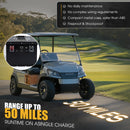 AOUSK 48V 105Ah Lithium Golf Cart Battery Kit - Charger & App