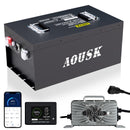 AOUSK 48V 160Ah Lithium Golf Cart Battery - App - Touchscreen