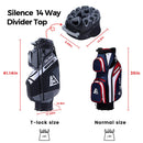 ASK ECHO T-Lock Grey Golf Cart Bag