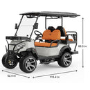 ATS POWER White 4-Seater Electric Shuttle Cart