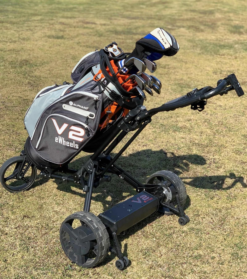 Alphard Club Booster V2 + Omni Cart Electric Golf Caddy Bundle