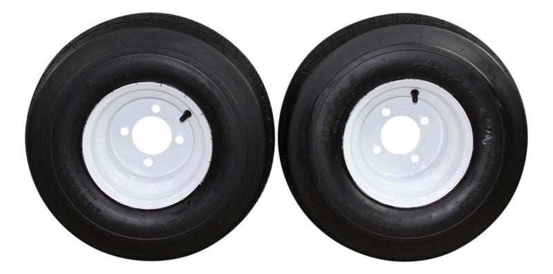 Antego Turf Tire & White Rim Set – 18x8.50-8 (Set of 2)