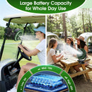 Ausic Magnetic Misting Golf Cart Fan