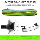 BETOOLL 16.5" Wide-Angle Rear View Mirror for Golf Carts