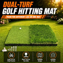 BIRDIEBLAST Dual-Turf Golf Hitting Mat