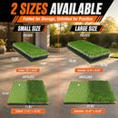 BIRDIEBLAST Dual-Turf Golf Hitting Mat