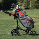 Bag Boy Compact 3 Push Cart – Easy Fold with Storage Console