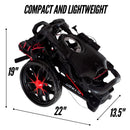 Bag Boy Nitron 3-Wheel Push Cart with Auto-Open Frame