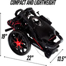 Bag Boy Nitron Red Black Golf Push Cart