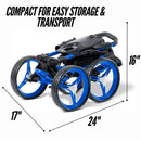 Bag Boy Quad XL Disc Golf Cart – Foldable, Lightweight & Durable