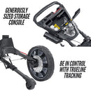Bag Boy Volt Electric Golf Push Cart with Seat