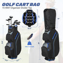 Beutyal Black Blue Lightweight Golf Cart Bag