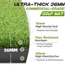 Bltend Heavy-Duty Golf Hitting Mat 5x4ft