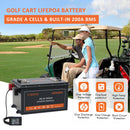 CHINS 36V 105Ah Lithium Touch Screen Golf Cart Battery