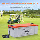 CHINS 48V 150Ah Lithium Golf Cart Battery with App & Charger