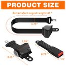 CLUBRALLY Universal Golf Cart Seat Belts – 2 Set Kit