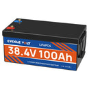 CYCCLEVOLT 36V 100Ah LiFePO4 Golf Cart Battery with BMS Protection