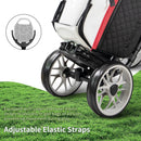 CaddyTek CaddyCruiser One Click 4-Wheel Golf Push Cart