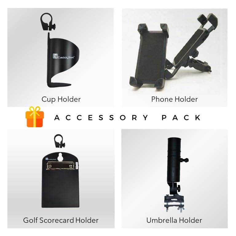 CaddyTrek R2 Red Smart Follow Golf Cart