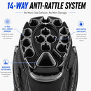 CaddyX Anti-Rattle Golf Cart Bag
