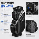 CaddyX Anti-Rattle Golf Cart Bag