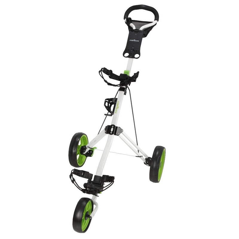 Caddymatic Pro Lite 3-Wheel Golf Cart – White & Green