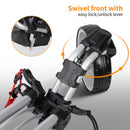 Caddytek Auto-Fold 4-Wheel Golf Cart – Swivel Front & Lightweight Frame