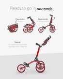 Caddytek CaddyLite Compact 3-Wheel Golf Push Cart