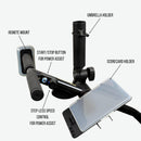 Cart-Tek Yellowstone Remote Golf Push Cart – Silver