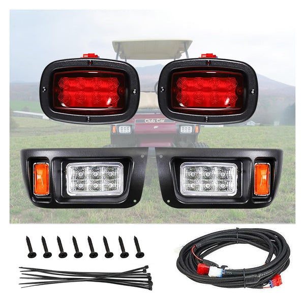 Club Car DS LED Light Kit – 12V LED Head & Tail Lights