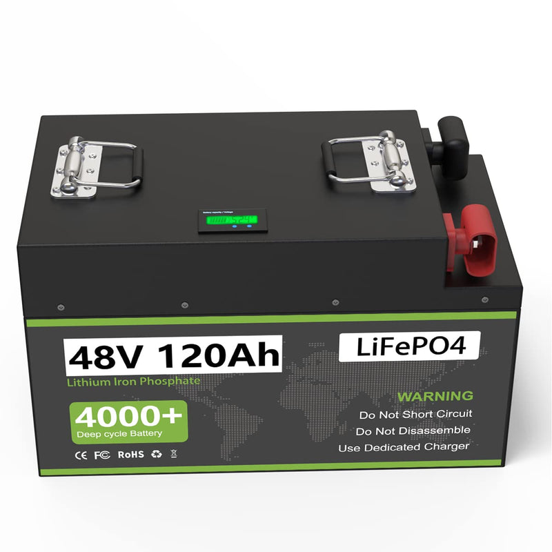 Cxeny 48V 120Ah LiFePO4 Battery for Golf Cart