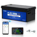 DC HOUSE 48V 100Ah Lithium Golf Cart Battery with Smart Monitor