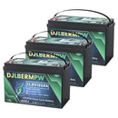 DJLBERMPW 36V Lithium Golf Cart Battery Pack – 100Ah (3×12V Setup)