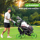 EASEGO 3-Wheel Folding Golf Push Cart – Lime Green