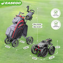 EASEGO SuperLite 4-Wheel Golf Push Cart – Lime Green