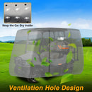 EVRBUL All-Weather Golf Cart Cover – Gray, 2+2 Fit