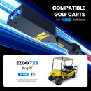 EXEFCH 36V/48V Smart Golf Cart Charger for EZGO TXT (D‑Plug)