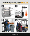 EXOEMTS Foldable Rear Golf Cart Bag Holder – Universal Fit